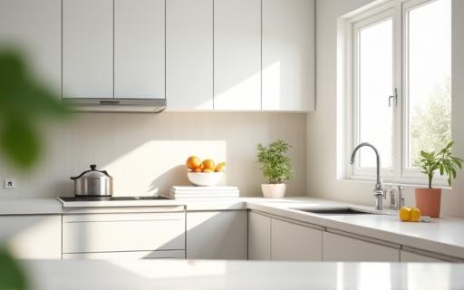 Clean residential kitchen