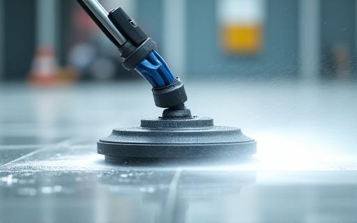 Close up of cleaning equipment
